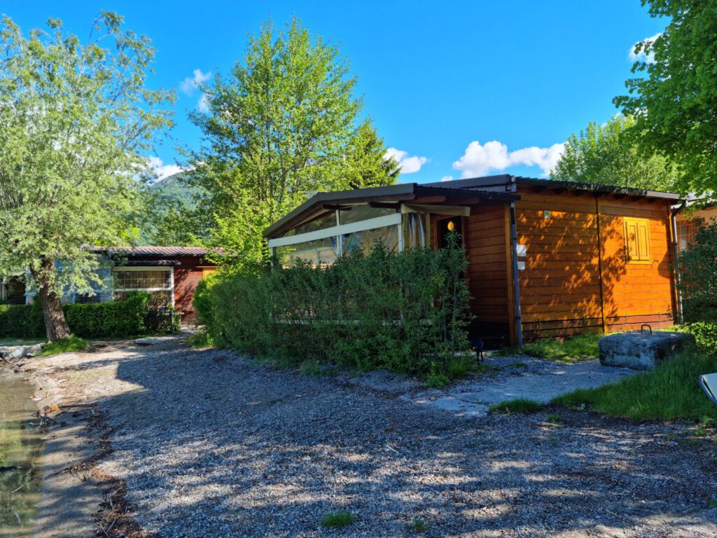 Vooraanzicht chalet